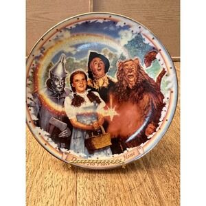 Bradford Exchange Wizard of Oz Plate "There's No‎ Place Like Home"